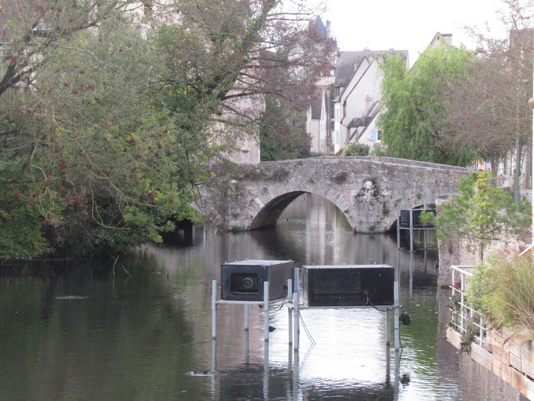 Oude Romeinse brug in Chartres